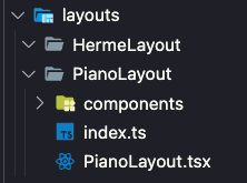 layouts folder react structure 2024