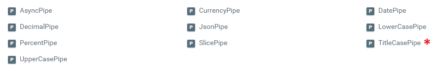 List Pipes trong Angular